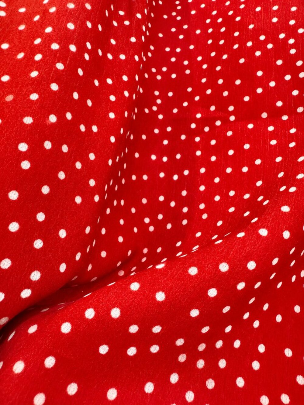 superdown Red Mini Dress with Tie Front & Ruffle Hem - Picture 5 of 6